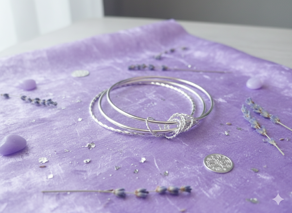 Silver Bangles.