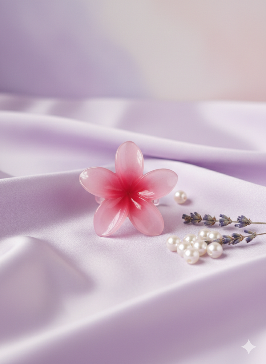 Medium Tropical Hair Claw Clips.