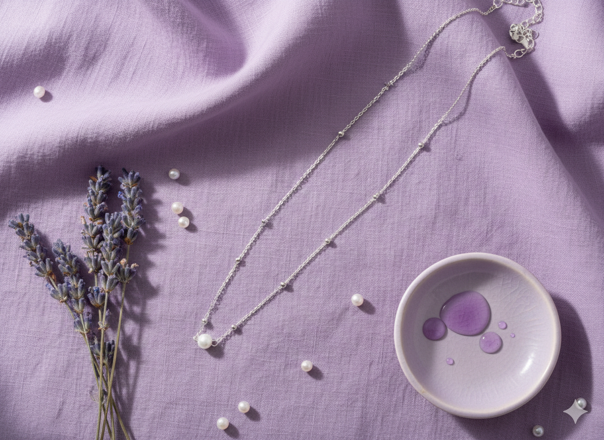Silver Necklaces.