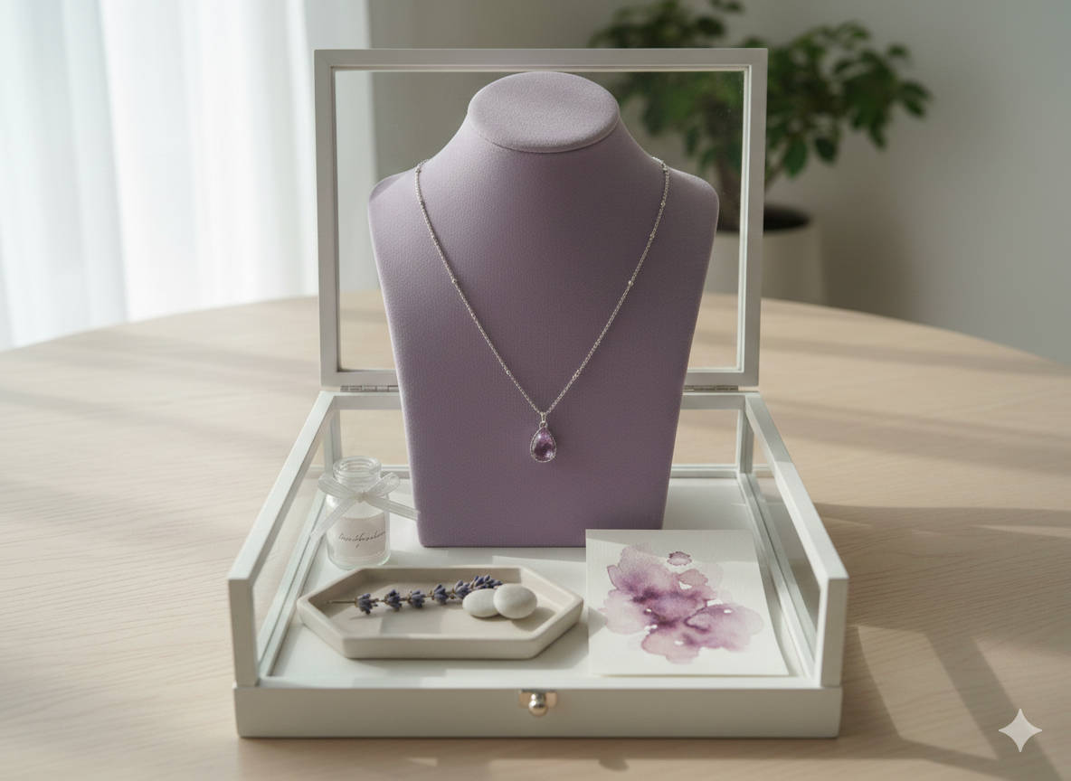 Silver Necklaces.