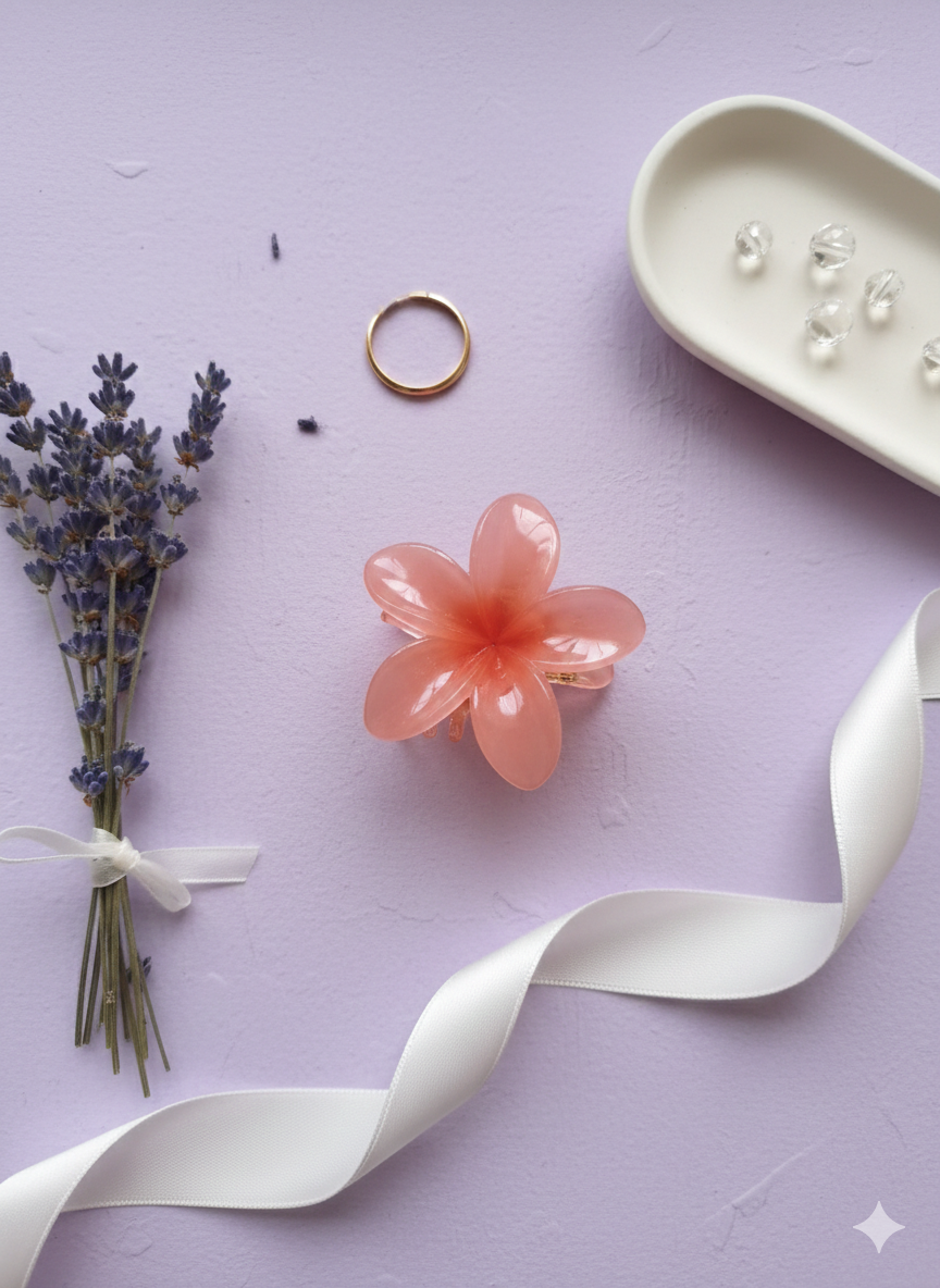 Medium Tropical Hair Claw Clips.