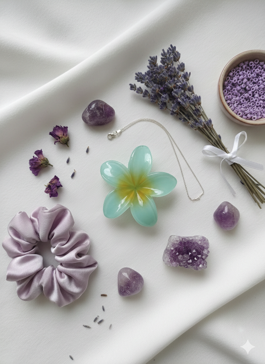 Medium Tropical Hair Claw Clips.