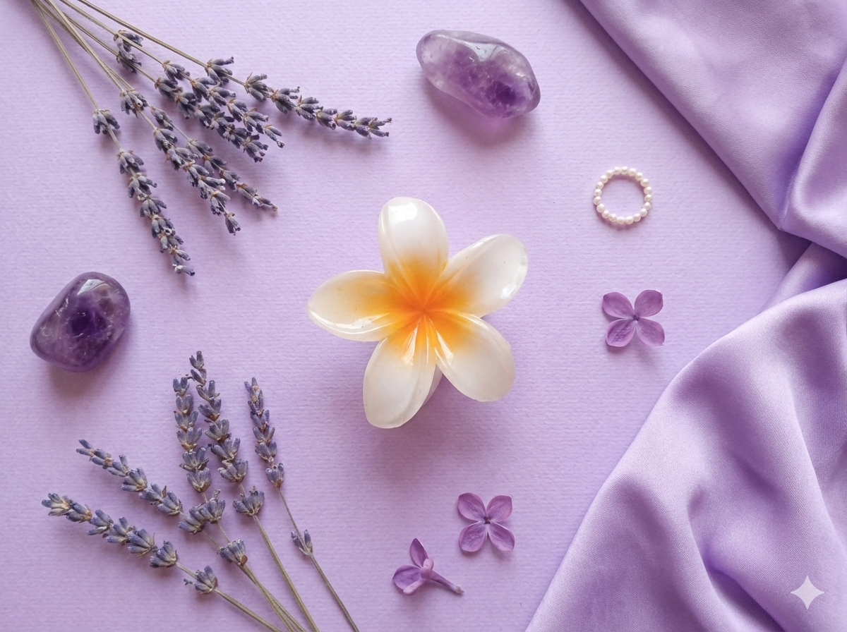 Medium Tropical Hair Claw Clips.