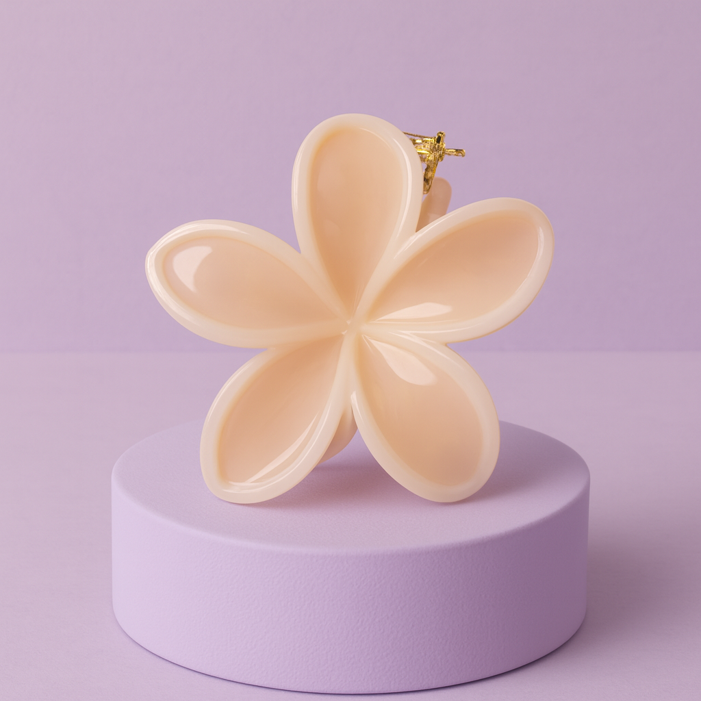 Pastel Flower Hair Claw Clips.