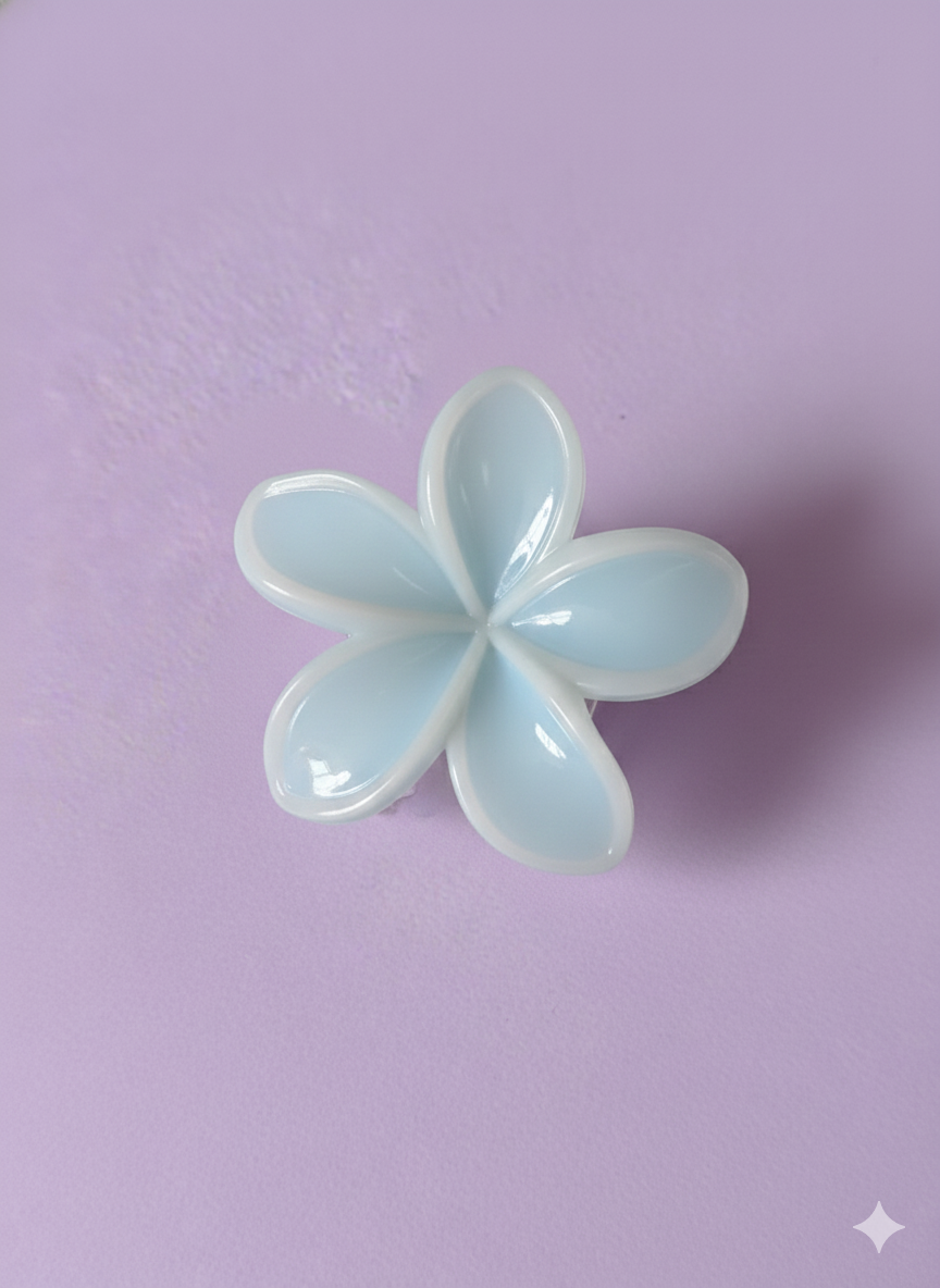 Pastel Flower Hair Claw Clips.