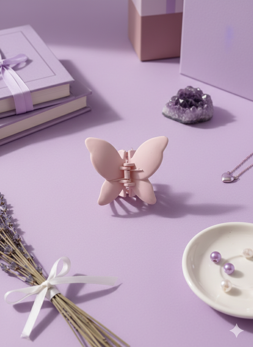 Large Butterfly Hair Claw Clips