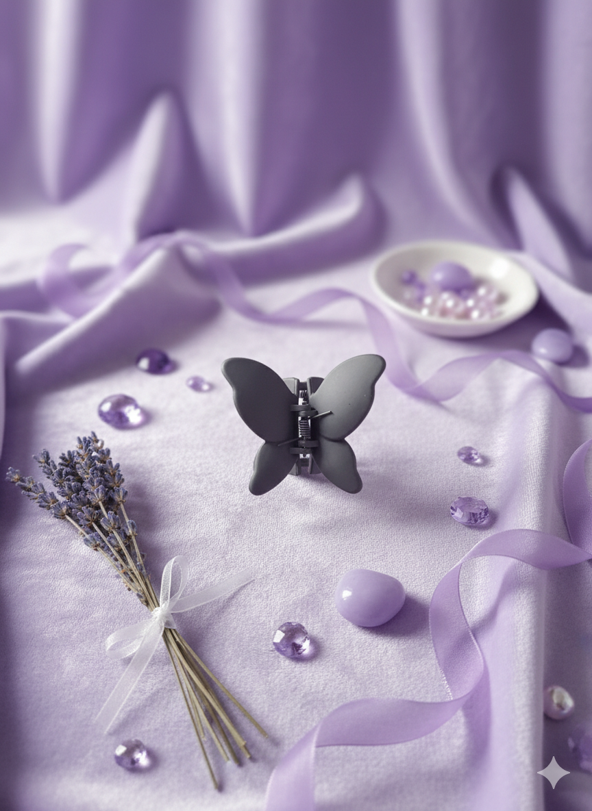 Large Butterfly Hair Claw Clips