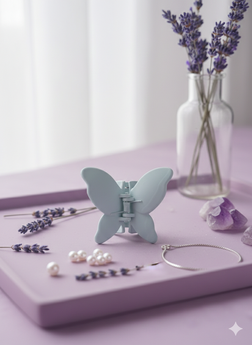 Large Butterfly Hair Claw Clips