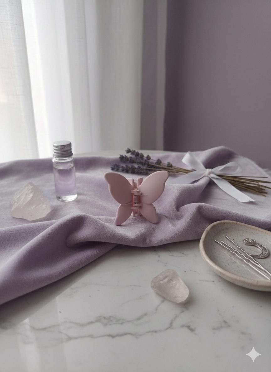 Large Butterfly Hair Claw Clips