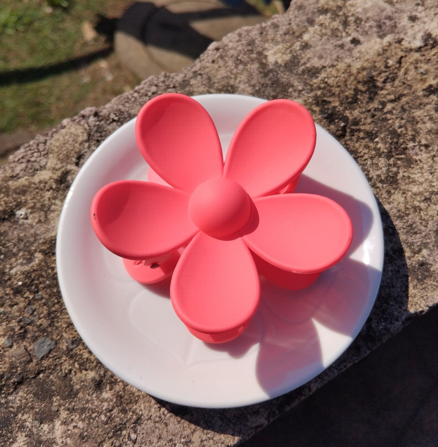 Large Flower Hair Claw Clips.