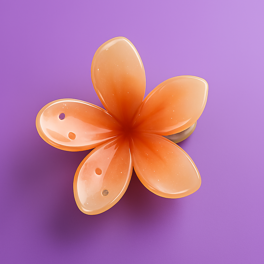 Medium Tropical Hair Claw Clips.