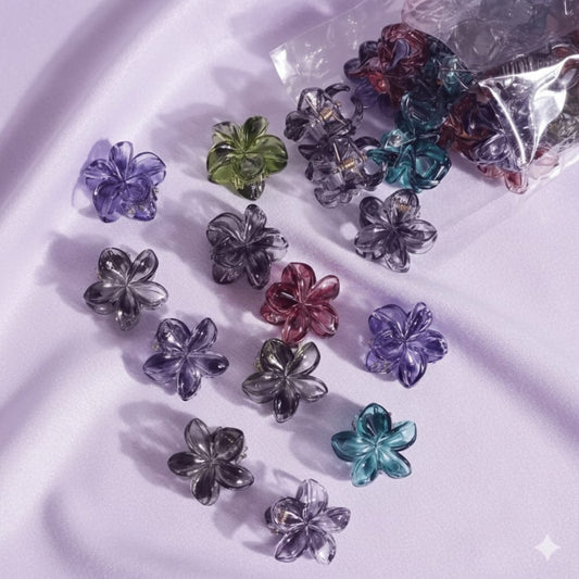 Kiddie Vintage Flower Hair Claw Clips.