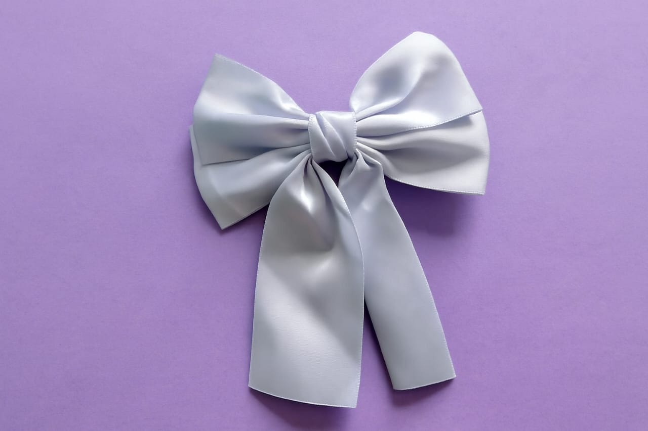 Fabric Bow Hair Clips.