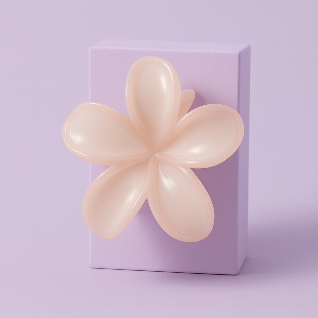 Pastel Flower Hair Claw Clips.