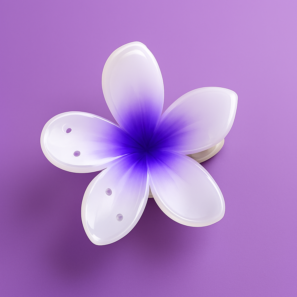 Medium Tropical Hair Claw Clips.