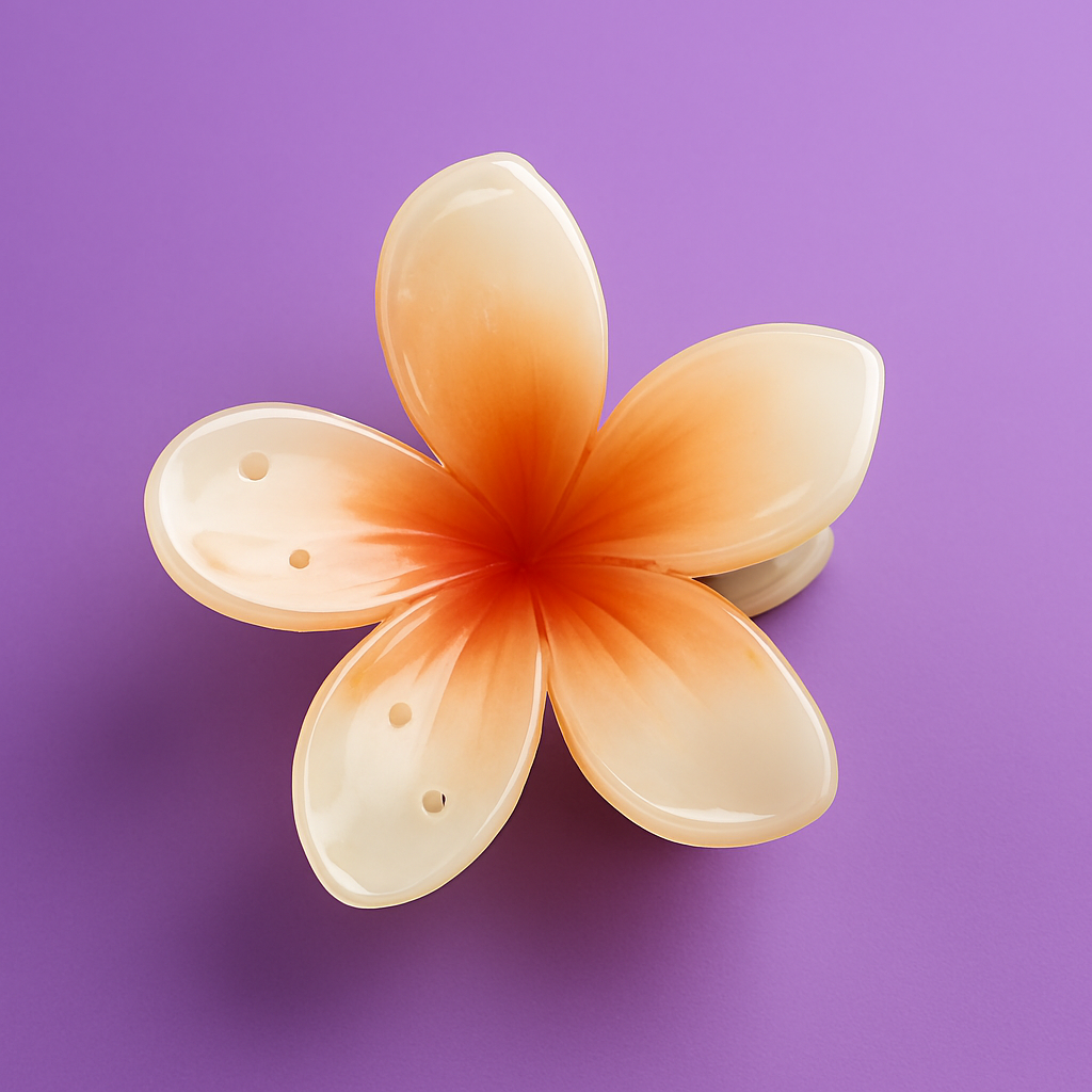 Medium Tropical Hair Claw Clips.