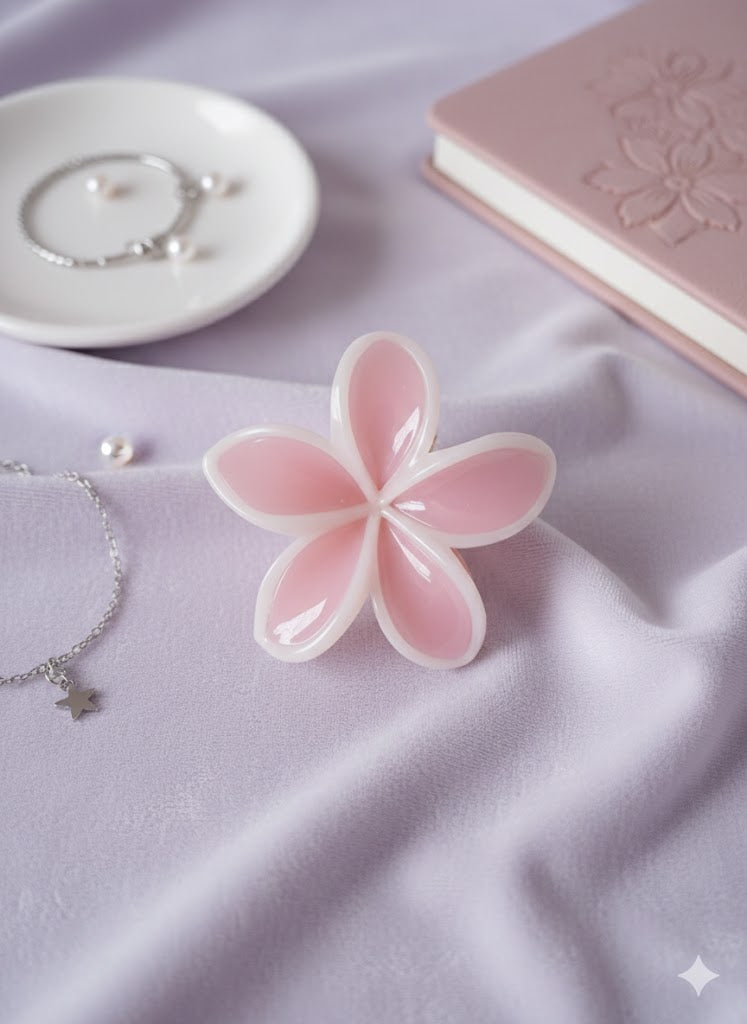 Pastel Flower Hair Claw Clips.