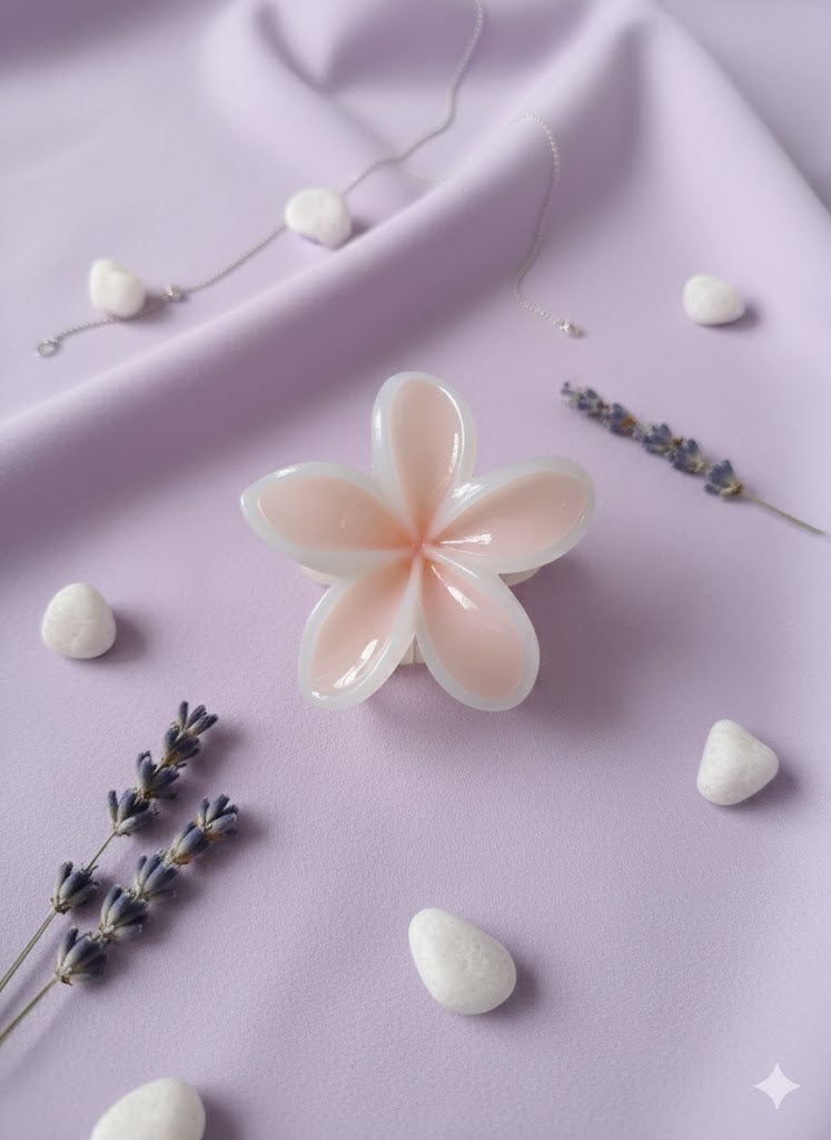 Pastel Flower Hair Claw Clips.